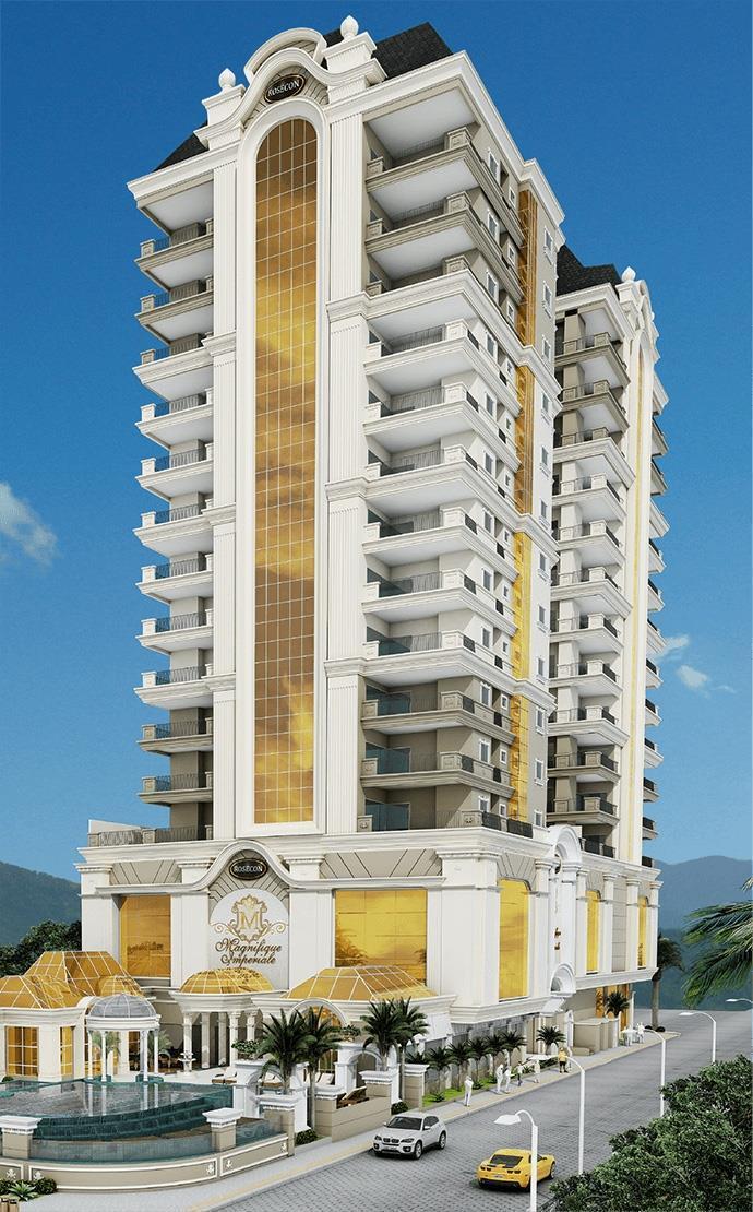 Apartamento a venda de alto padrão enfrente ao mar